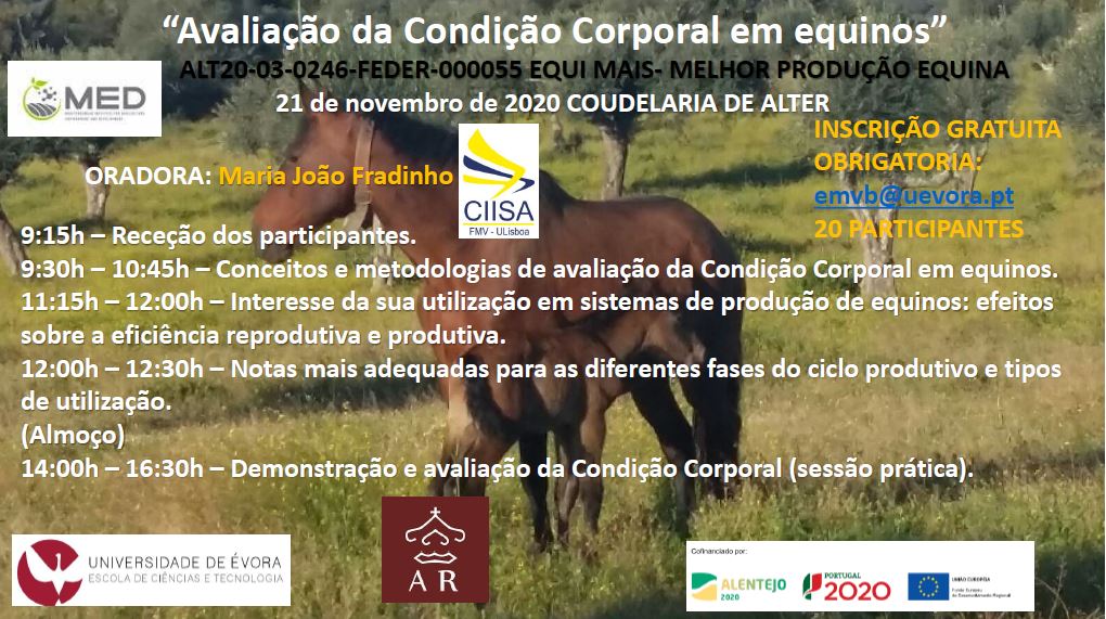 Workshop Avaliação da Condição Corporal em equinos