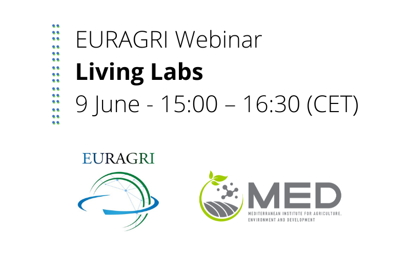 EURAGRI Webinar ”Living labs, co-innovation and co-creation as building blocks for soil health and food”