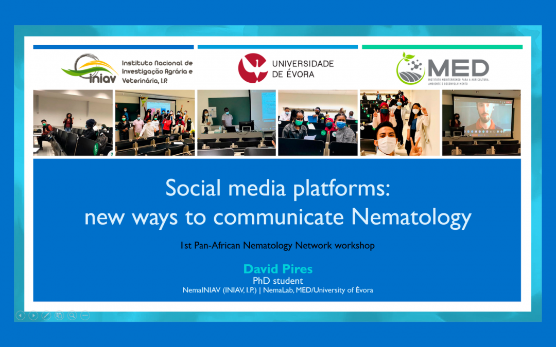 Doutorando do MED apresenta projeto internacional de comunicação de ciência em nematologia que ajudou a fundar