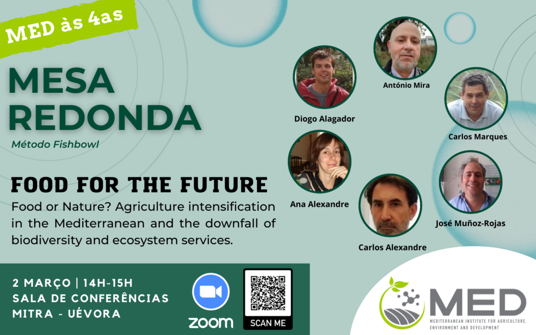 MED às 4as – Mesa Redonda | 2 MAR “Food for the future – Biodiversity”