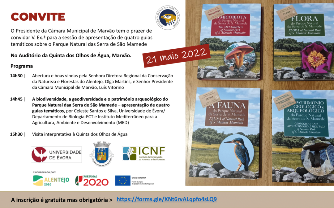 Apresentação de guias dedicados ao Parque Natural da Serra de São Mamede