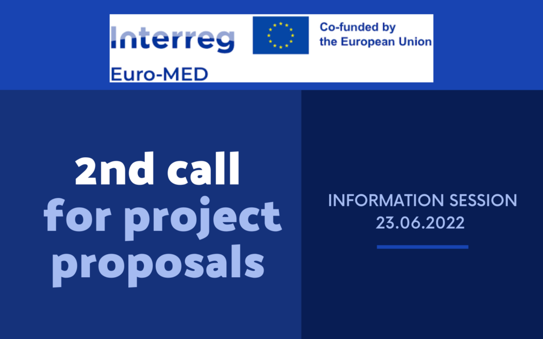 Nova Convocatória para Projetos do INTERREG Euro-MED