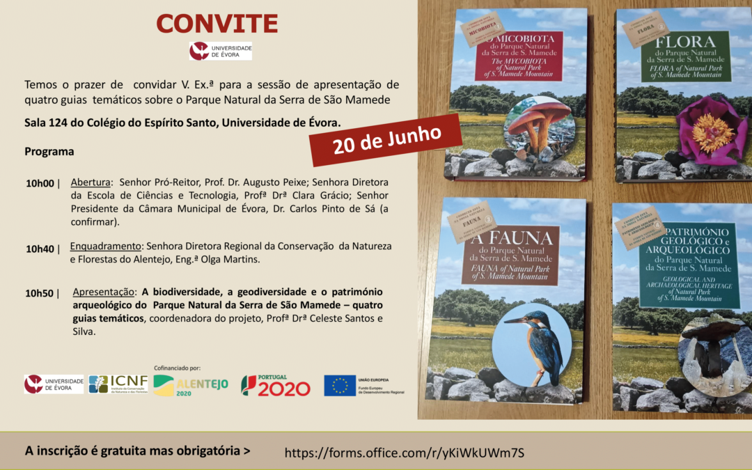 Apresentação de guias dedicados ao Parque Natural da Serra de São Mamede na UÉvora
