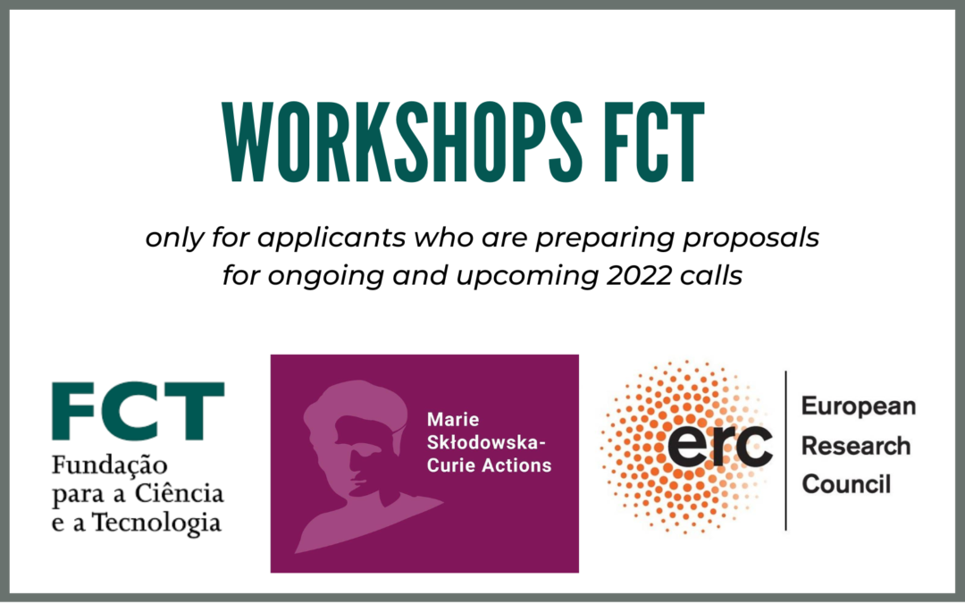 Workshops FCT | Bolsas ERC & Marie Curie Actions