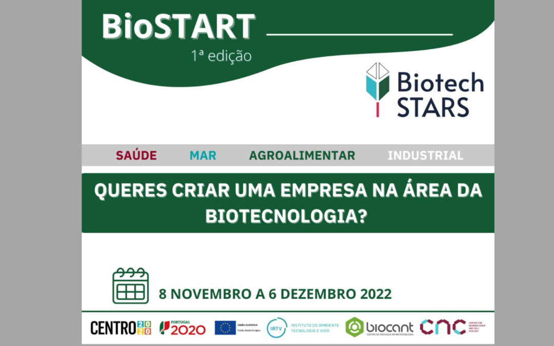 1º BiotechSTARS – Programa capacitação biotecnologia