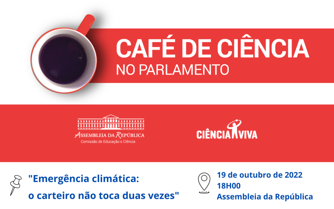 Investigadora do MED no Café de Ciência no Parlamento