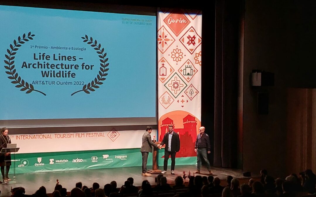 Documentário “LIFE LINES – ARQUITETURA PARA A VIDA SELVAGEM” vence Prémio no Festival Internacional de Cinema Art&Tur 2022