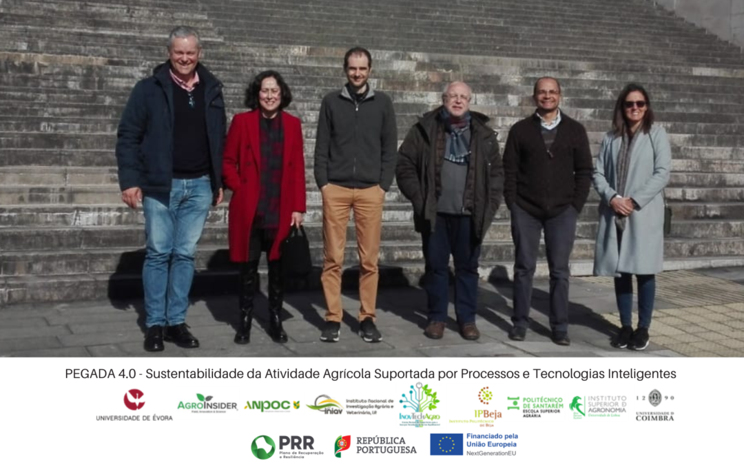 O Projeto “PEGADA4.0 – Sustentabilidade da Atividade Agrícola Suportada por Processos e Tecnologias Inteligentes” já está em marcha