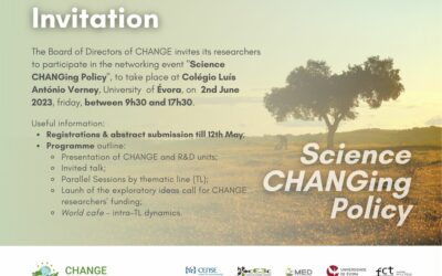 CHANGE | 2nd JUN | Science CHANGing Policy **Update**