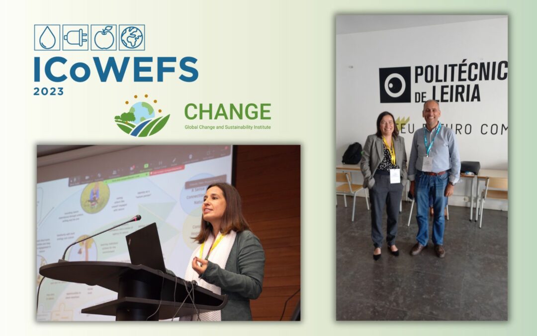 Investigadores do CHANGE participam em conferência internacional sobre água, energia, alimentação e sustentabilidade