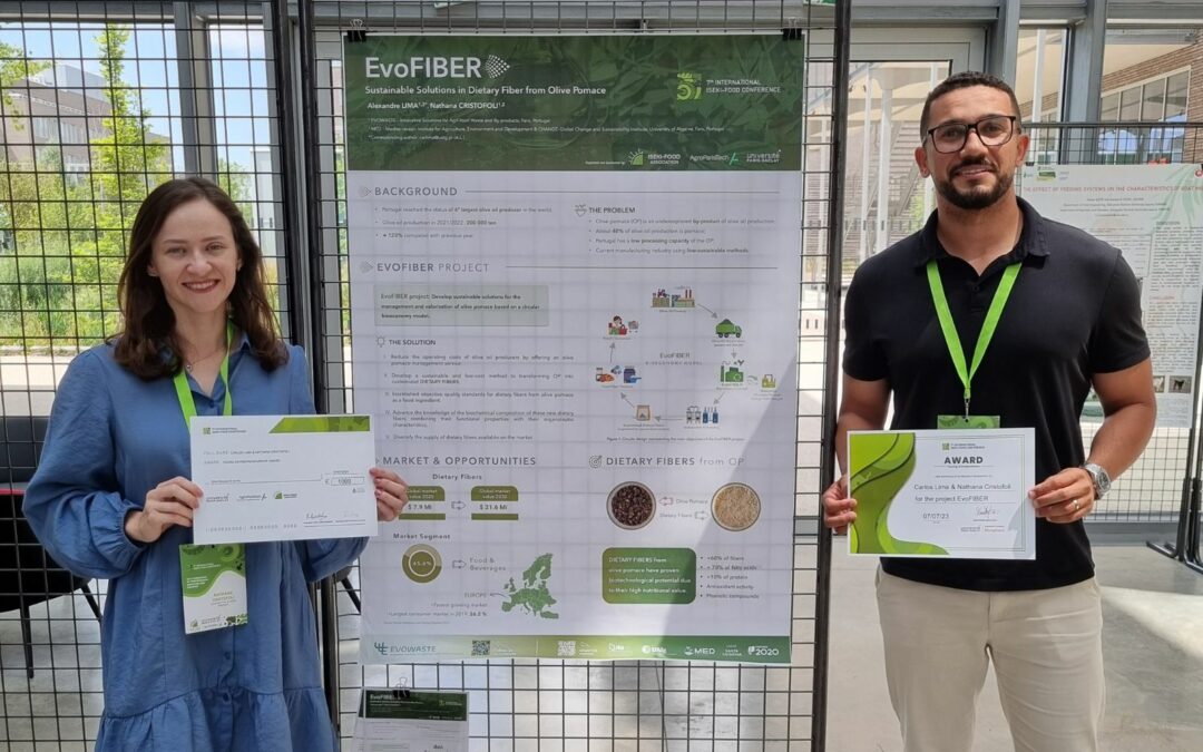 Projeto de investigadores do MED-UAlg, que transforma o bagaço de azeitona numa fibra alimentar, premiado em Paris