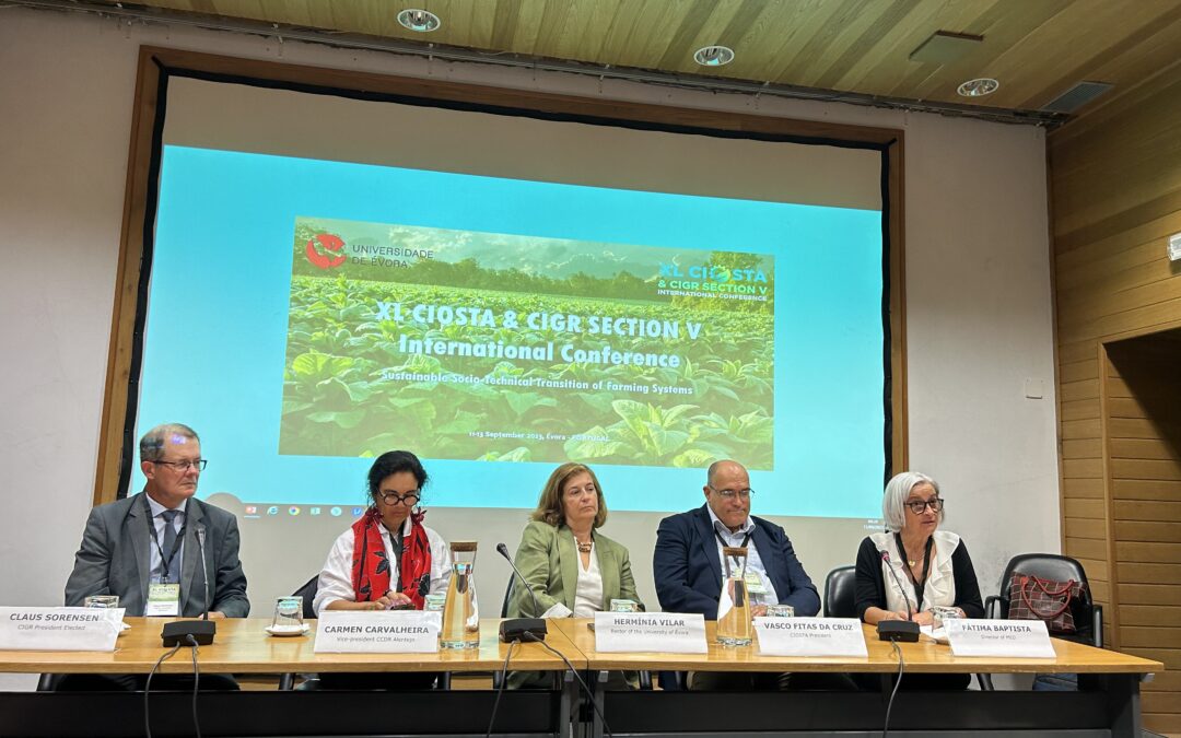 International Congress on Rural Engineering and Organisation and Work Safety in Agriculture took place at UÉvora with the collaboration of MED
