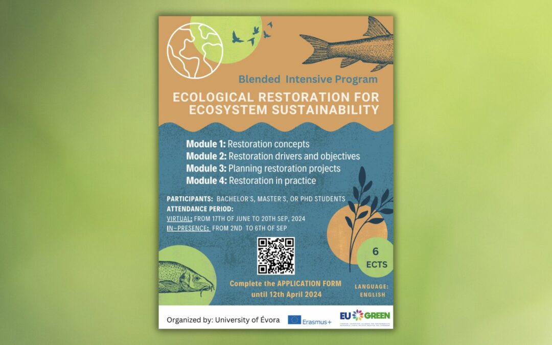 Blendend Intensive Program | Ecological restoration for ecosystem sustainability