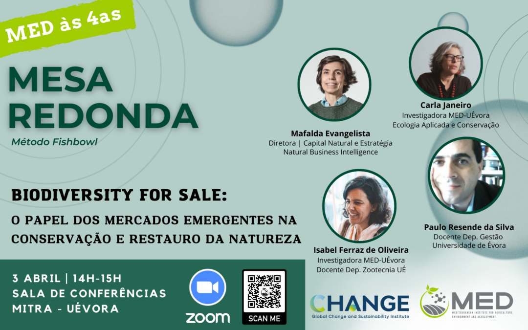 MED às 4as – Mesa Redonda – Biodiversity for sale