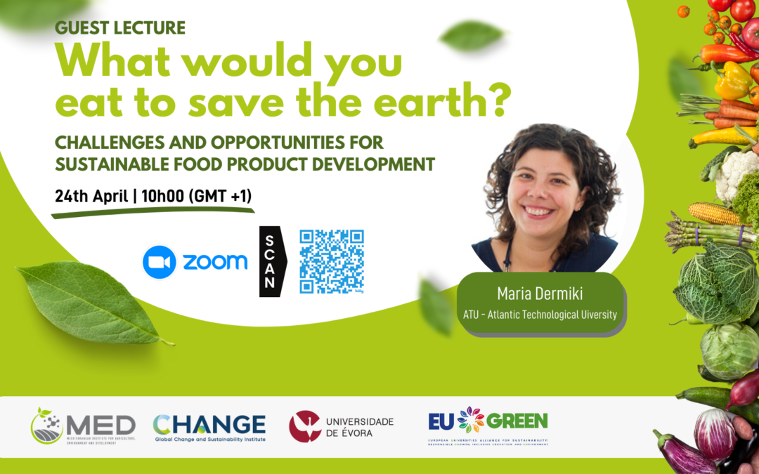 What would you eat to save the earth? Palestra com Maria Dermiki, ATU