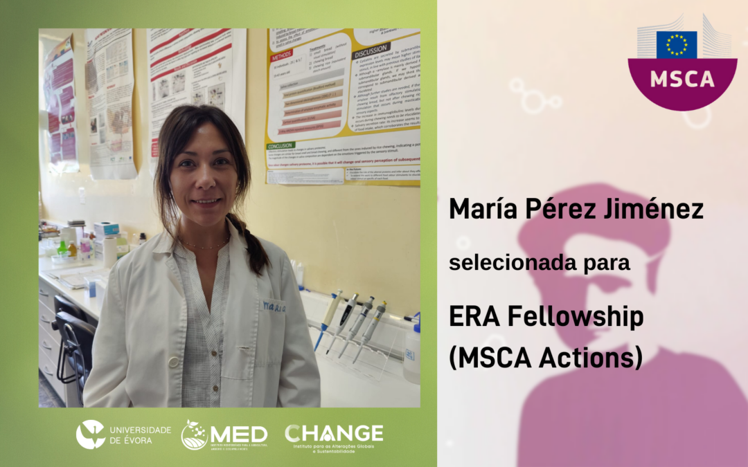 María Pérez do MED-UÉvora vence bolsa de pós-doutoramento ERA-Fellowship