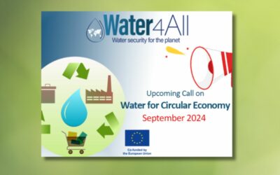 Water4All Partnership 2024 Call Pre-Announcement: Water for Circular Economy