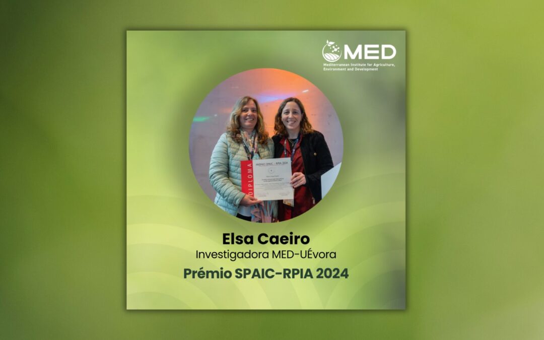 Investigadora do MED premiada pela SPAIC