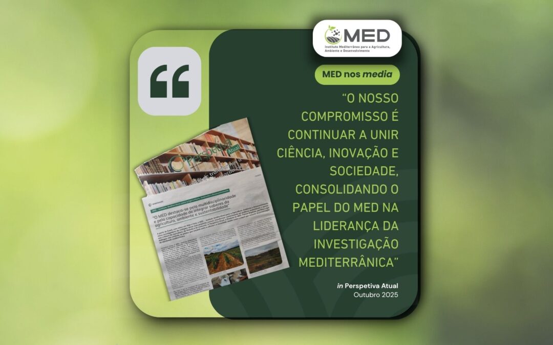 Investigação MED foi notícia na revista Perspetiva Atual
