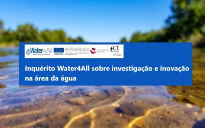 Water4All precisa de contributos sobre investigação e inovação na área da água