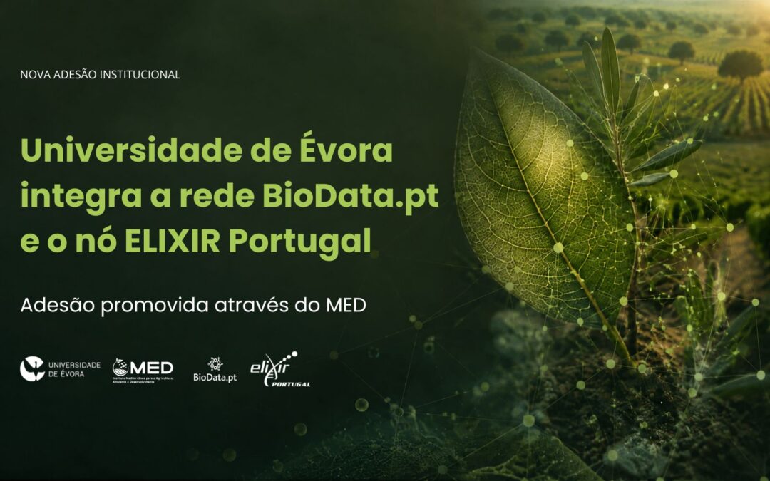 Universidade de Évora, através do MED, integra a BioData.pt e o nó ELIXIR Portugal